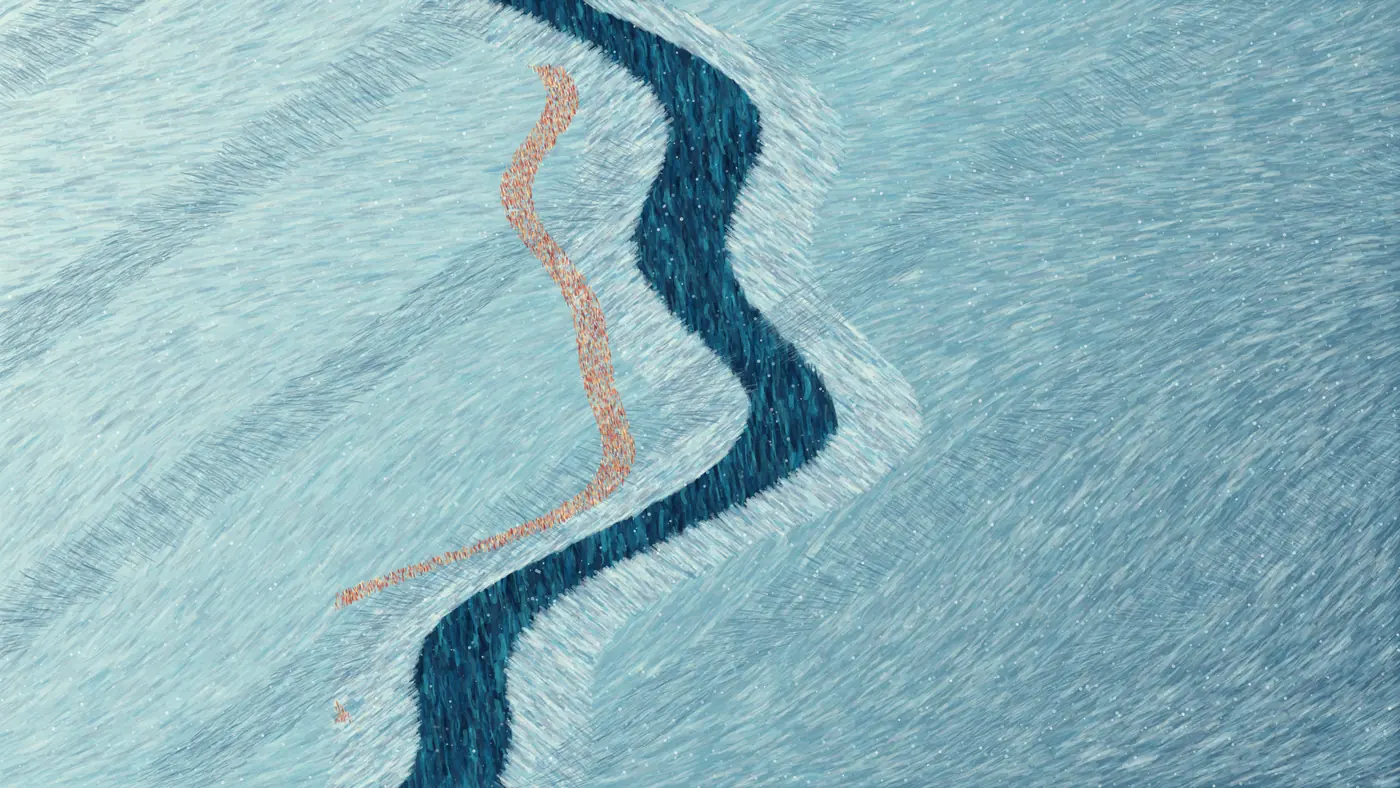 Blue Below The Crevasse