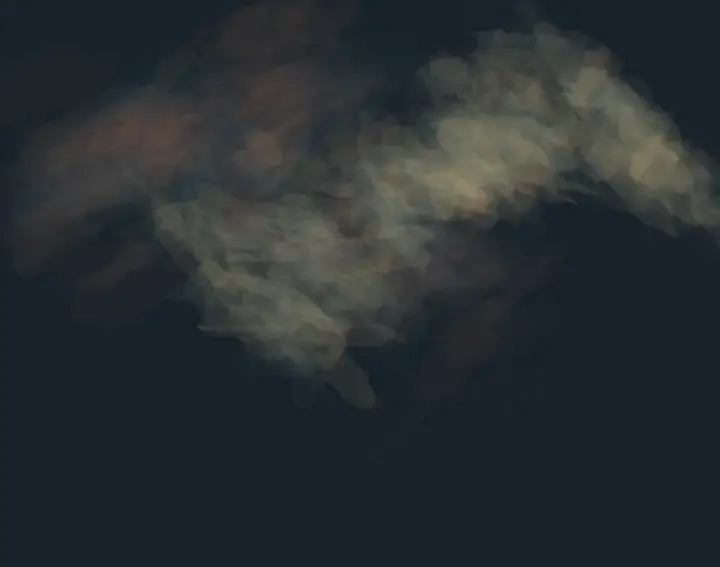 Every Touch Remains: cumulative painting state 2 of 4; Repeated abrasion records contact without hardening into a wall.