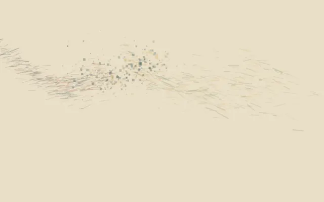 capillary contact transfers color, pressure, and residue between unequal neighboring fields.