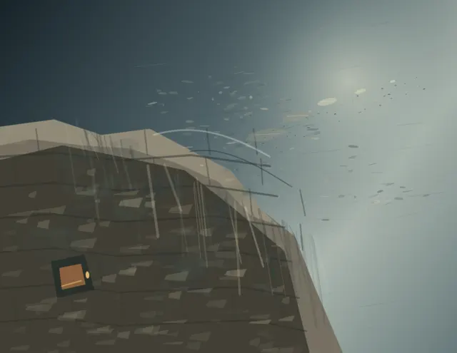 The Wall Forgets Its Weight is an independently authored causal raster study of the wall becomes weather.