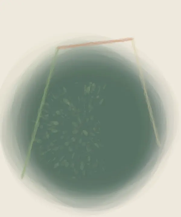 Shelter With a Missing Wall: cumulative painting state 3 of 4; Shelter With a Missing Wall stages incomplete shelter pressure as reciprocal material consequence.