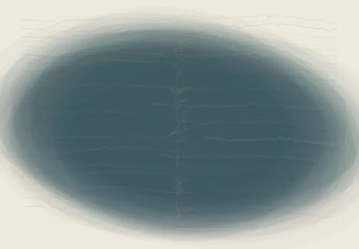 The Edge We Carry Together: cumulative painting state 4 of 4; The Edge We Carry Together stages co-supported edge as reciprocal material consequence.