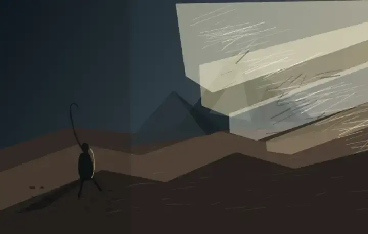 Facing the Impossible Plane: cumulative painting state 4 of 4; Facing the Impossible Plane answers the prompt through impossible planar light, authored as an independent deterministic raster system.