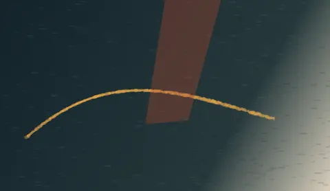 The Refused Road Has a Pulse: cumulative painting state 3 of 4; The Refused Road Has a Pulse makes a denied direction remains as pressure in the surrounding field visible.