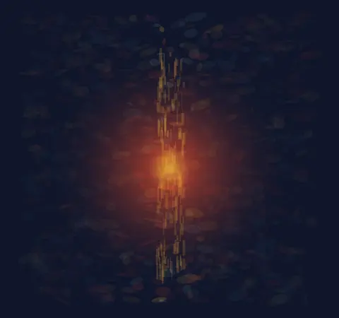 Threshold of Six Burning Airs: cumulative painting state 3 of 4; Threshold of Six Burning Airs makes heat changes six materials differently at a shared threshold visible.