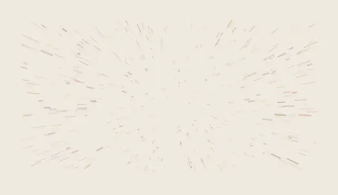 The Question Finds One Weight: cumulative painting state 1 of 4; The Question Finds One Weight makes many weak summons concentrate into one irreversible weight visible.