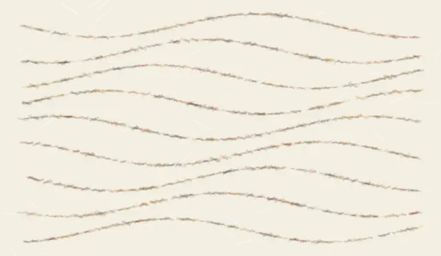 Earth Changed by Passage uses path braid erosion so small meaningful words carry the image's pressure and open intervals.