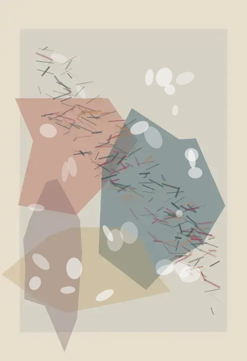Margin of Certainty: cumulative painting state 2 of 3; A tall pale field carries graphite-like residue across a central diagonal while cream support remains exposed at the margins.