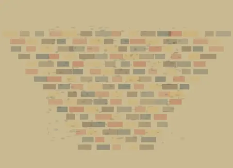 Ambition Learns Its Load: cumulative painting state 2 of 4; Ambition Learns Its Load makes incompatible masonry converts vertical ambition into lateral stress visible.