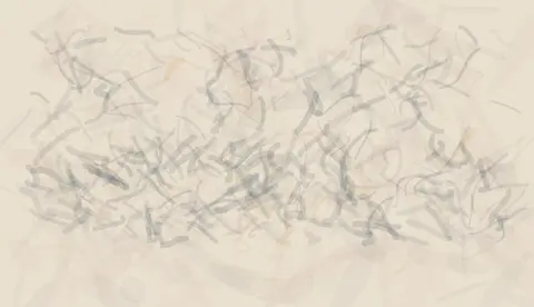 Mercy Divides the Sentence: cumulative painting state 3 of 4; Mercy Divides the Sentence makes mercy-division physically alter load, direction, density, or residual meaning.