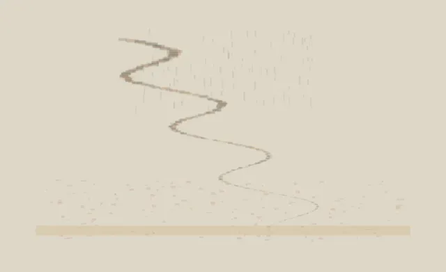 The Vertical Gives Way makes vertical ambition erodes into lateral sediment visible through material consequence.