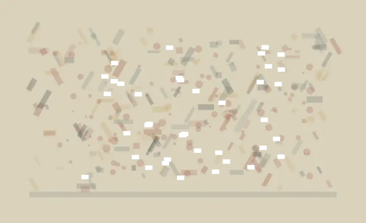 An Atlas of Failed Joins: cumulative painting state 4 of 4; An Atlas of Failed Joins makes a map is made only from failed joints visible through material consequence.