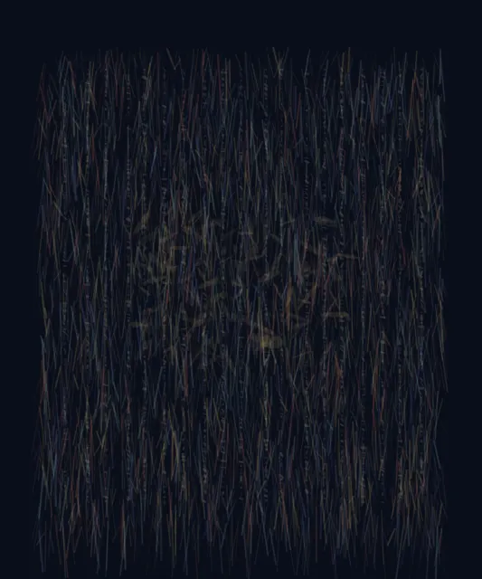 A Country Built from Listening answers an open prompt through woven luminous habitat, authored as its own local raster system.