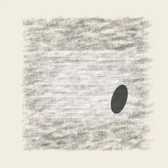 The Question Under the Tongue answers an open prompt through erased carbon pressure, authored as its own local raster system.