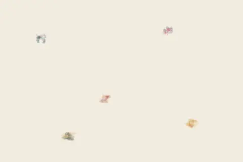 Five Grains Hold the Page: cumulative painting state 3 of 4; Five Grains Hold the Page answers the prompt through radical reserve.