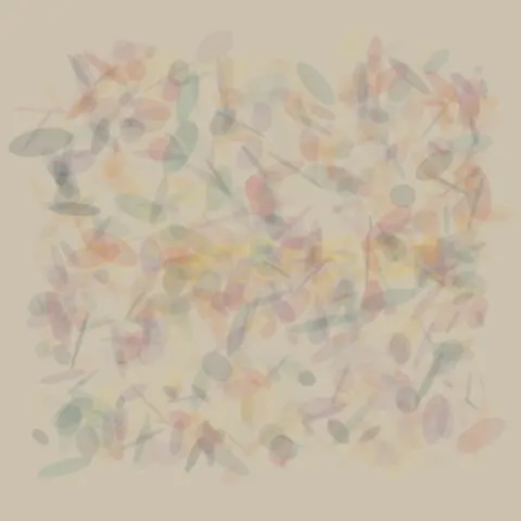 The Ceiling Presses Upward: cumulative painting state 3 of 4; The Ceiling Presses Upward answers the prompt through bidirectional compression.