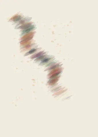 Before the Sentence Closes: cumulative painting state 3 of 4; Before the Sentence Closes answers the prompt through unfinished syntax.