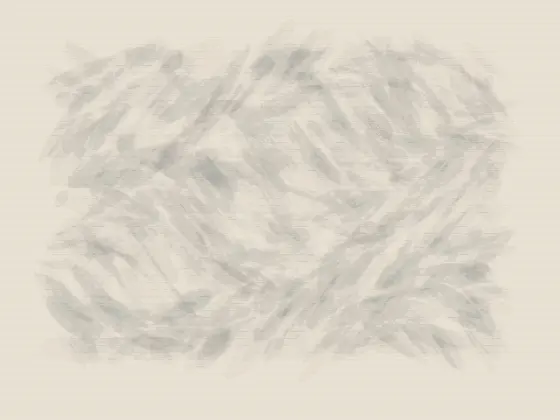 A Secret Changes the Paper Around It: cumulative painting state 2 of 4; A Secret Changes the Paper Around It answers an open prompt through palimpsest absorption, authored as an independent causal raster system.
