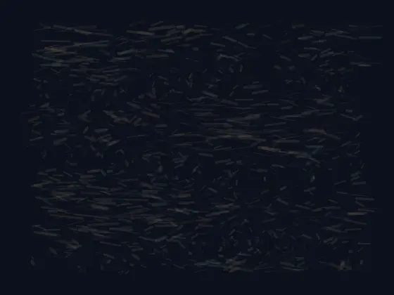 The Cloth Remembers a Future Body: cumulative painting state 1 of 4; The Cloth Remembers a Future Body answers an open prompt through woven rupture, authored as an independent causal raster system.