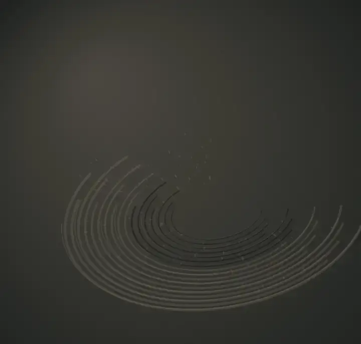The Weight the Hollow Learns: cumulative painting state 2 of 4; Broken compression arcs gather around a low-right matte load, squeezing a pale seam across a dark receiving ground.