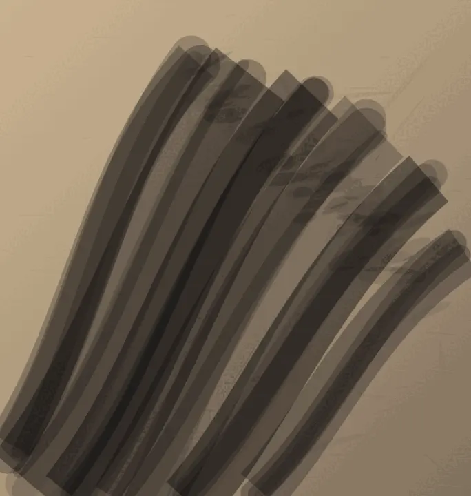 Seven Absences in Night Matter: cumulative painting state 2 of 4; Seven Absences in Night Matter interprets wake through negative celestial burial as an independently authored causal raster.
