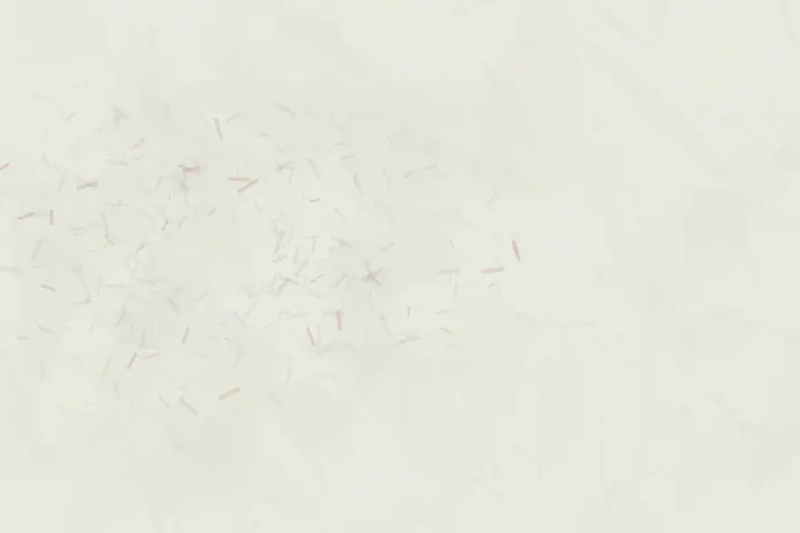 A Small Refusal in Snow: cumulative painting state 3 of 4; Fine snow grain closes around a small warm refusal without forming a figure.