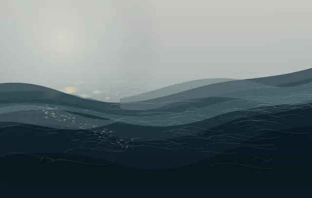 Voice Silt at the Closing Bend makes the prompt “The river closes behind a voice.” visible through a distinct causal wake, retained material consequence, and asymmetric field hierarchy.