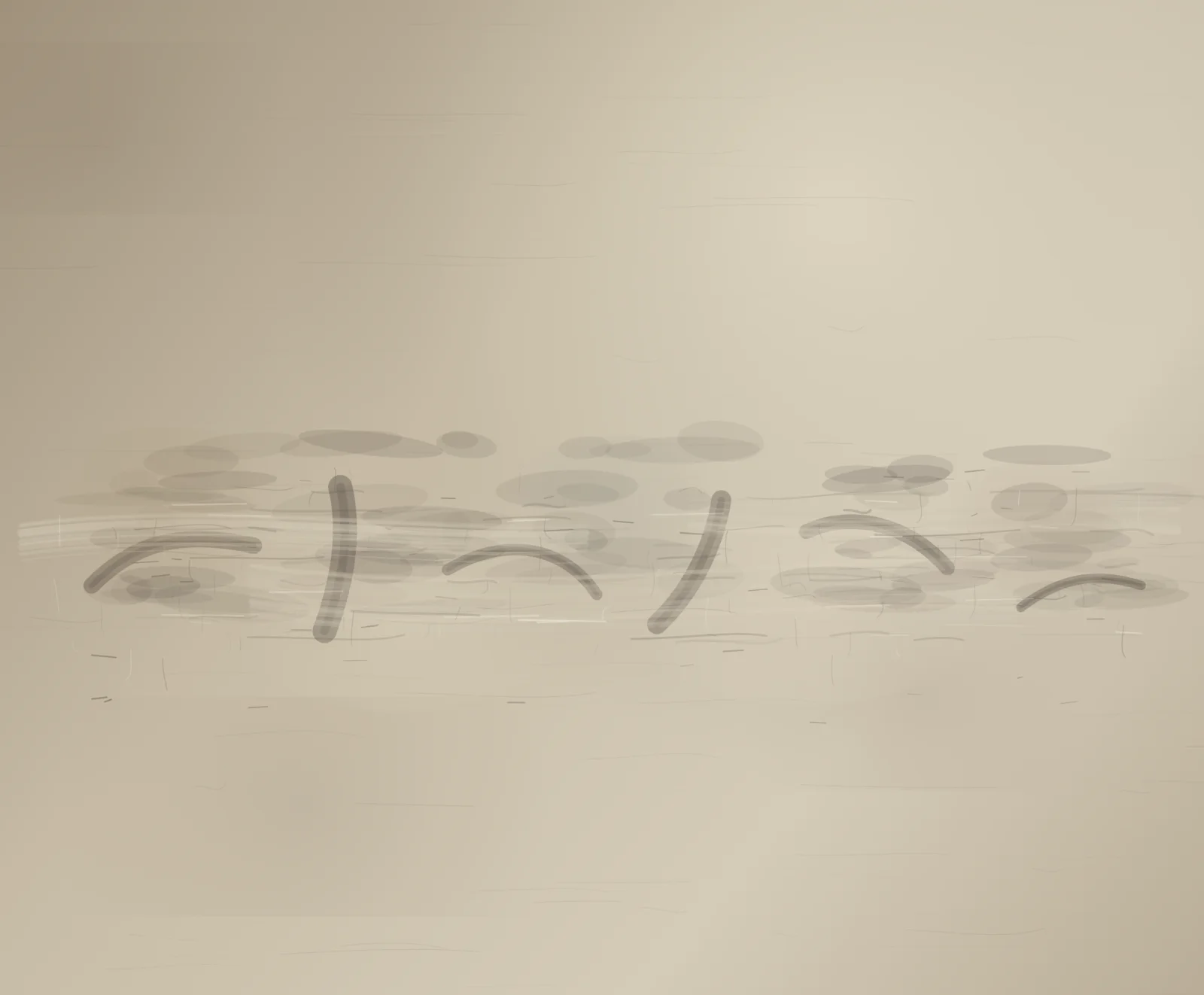 Breath Under Erasure makes the prompt “An erased sentence keeps breathing.” visible through a distinct causal wake, retained material consequence, and asymmetric field hierarchy.